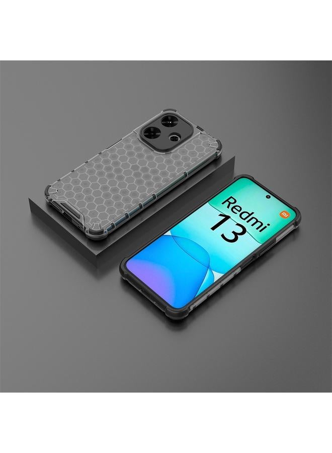 S-TOP Case For Redmi 13 4G Shockproof Honeycomb Phone Case - Image 3