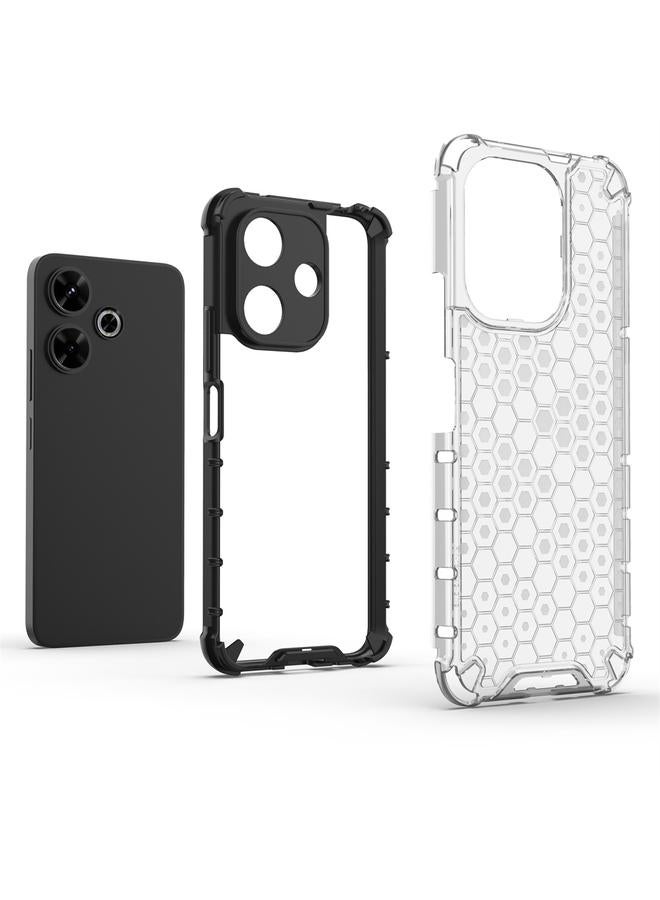 S-TOP Case For Redmi 13 4G Shockproof Honeycomb Phone Case - Image 4