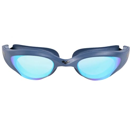 ARENA Unisex Adult The One Swim Goggles for Men and Women Watertight Fit Orbit-Proof Seals Anti-Fog Coated Mirror Lens, Blue Gray/Blue Black - Image 4