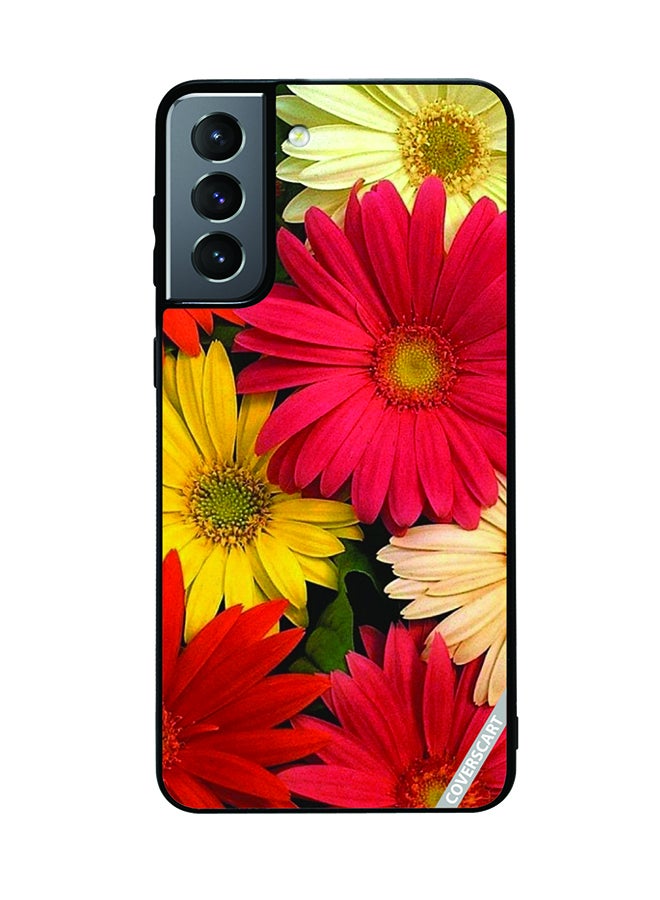 Protective Case Cover For Samsung Galaxy S21 Plus 5G Flower Design Multicolour