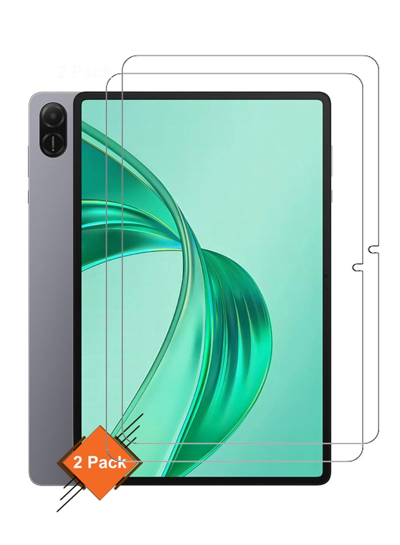 BYTER 2 Pieces For Honor Pad X8A 11 Inch Tempered Glass Screen Protector – High Transparency, Delicate Touch, Anti-Explosion, Smooth Arc Edges, Easy Installation, Screen Protector for Honor Pad X8A - Image 1