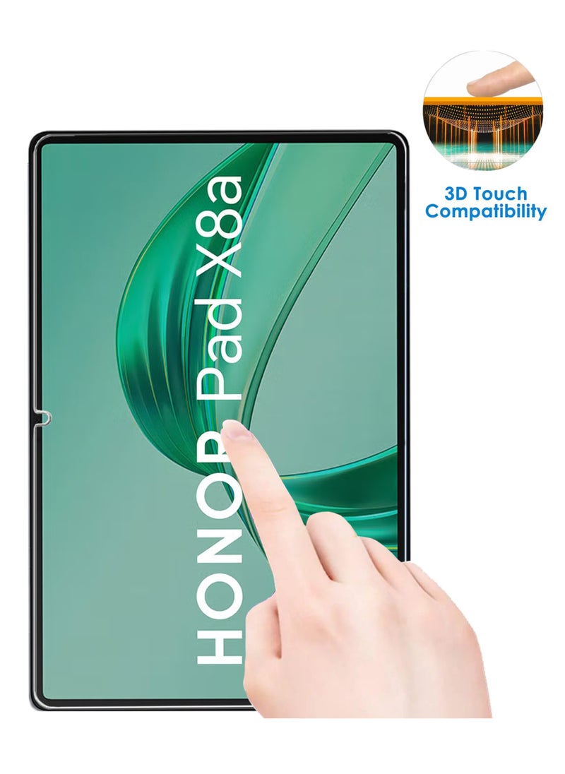 Generic - 2 Pieces Honor Pad X8A 11 Inch Tempered Glass Screen Protector – High Transparency, Delicate Touch, Anti-Explosion, Smooth Arc Edges, Easy Installation, Screen Protector for Honor Pad X8A - Image 1