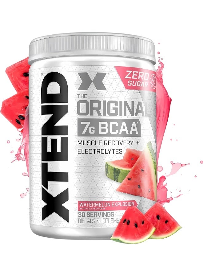 اسكتيند XTEND أورجينال BCAA لاستشفاء العضلات + إلكتروليتات، بنكهة البطيخ إكسبلوشن – 30 حصة - Image 2