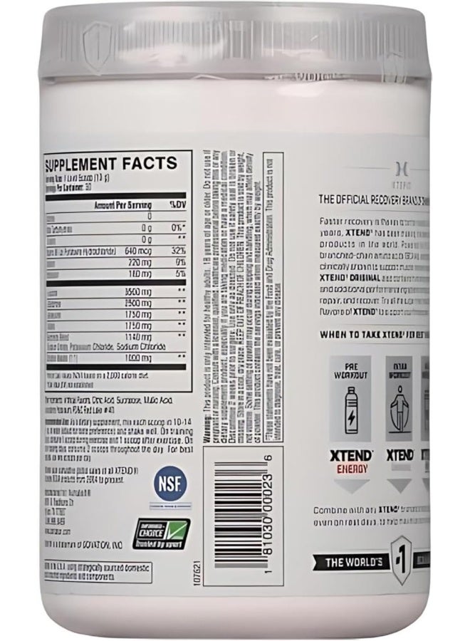 اسكتيند XTEND أورجينال BCAA لاستشفاء العضلات + إلكتروليتات، بنكهة البطيخ إكسبلوشن – 30 حصة - Image 3