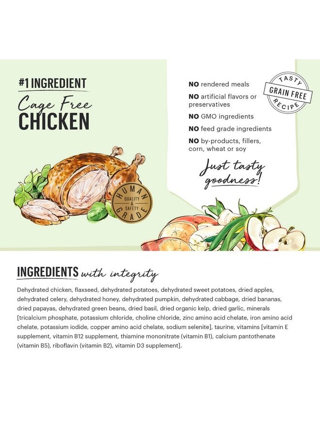the honest kitchen The Honest Kitchen Human Grade Dehydrated Grain Free Dog Food - Complete & Balanced Meal or Topper - Chicken 10 Pound (makes 40 Pounds)  - Image 3