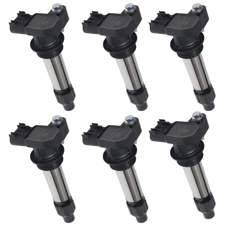 MANATEE UF569 Ignition Coil Pack 6 PCS for 30 36 GMC Acadia Terrain Buick Enclave Chevy Traverse Impala Camaro Equinox Cadillac SRX CTS XTS 2010 2011 2012 2013 2014 2015 2016 D515C C1555 GN10494