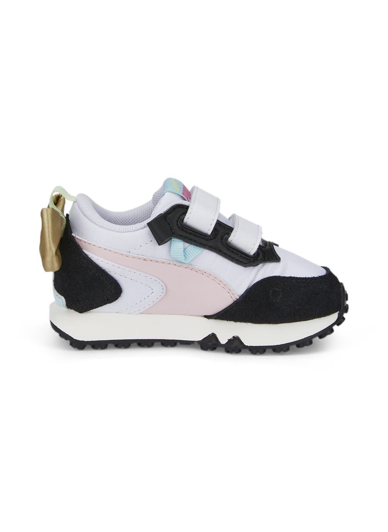 PUMA Rider FV BOW Kids Girls Low Top Trainer Shoes - Image 2