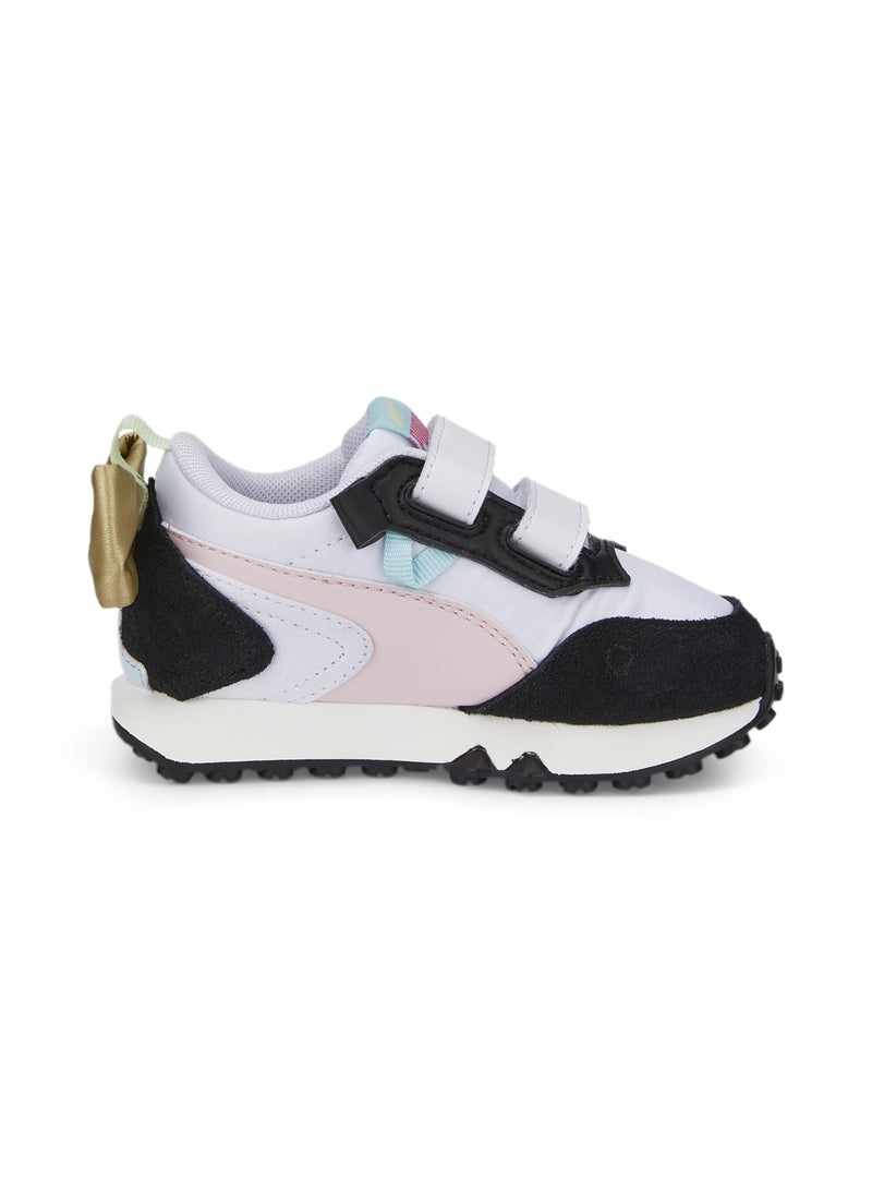 PUMA Rider FV BOW Kids Girls Low Top Trainer Shoes - Image 5