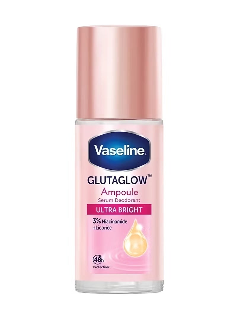 Vaseline Vaselina Gluta Glow Ultra Bright Ampol de Deodorant - 45ml
