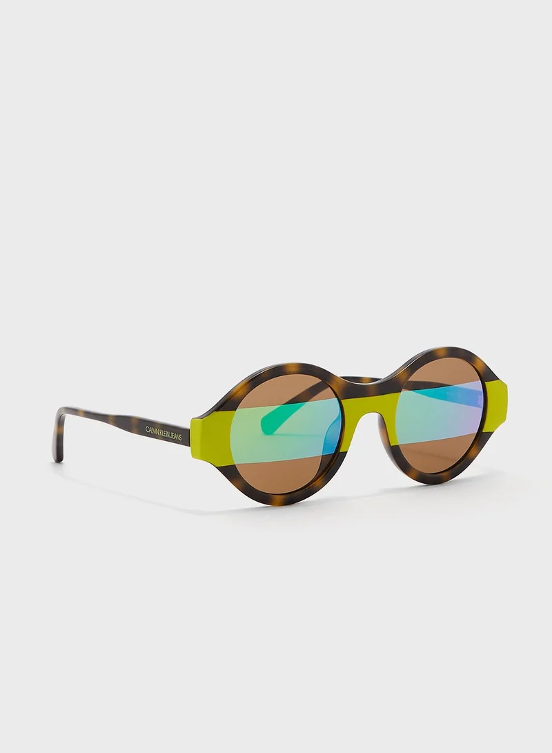 Calvin Klein Jeans Ckj20505S Round Sunglasses