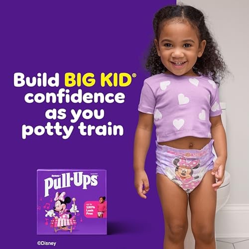 Pull-Ups Girls' Potty Training Pants, Size 2T-3T Training Underwear (16-34 lbs), 74 Count - Image 4