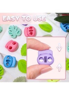 CESUSME 32 Pcs Knitting Needle Stoppers, Leaf Cactus Knitting Needle Caps, Color Silicone Knitting Needle Point Protectors, Knitting Silicone Stoppers for Hand DIY Supplies Accessories  - Image 4