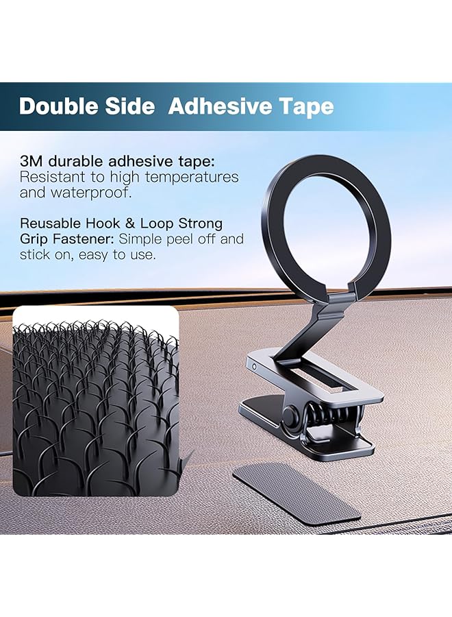 Excefore Car Phone Mount, Magnetic Holder For Iphone 15/14/13/12 Pro Max, All Phones & Car Dashboards - Image 3