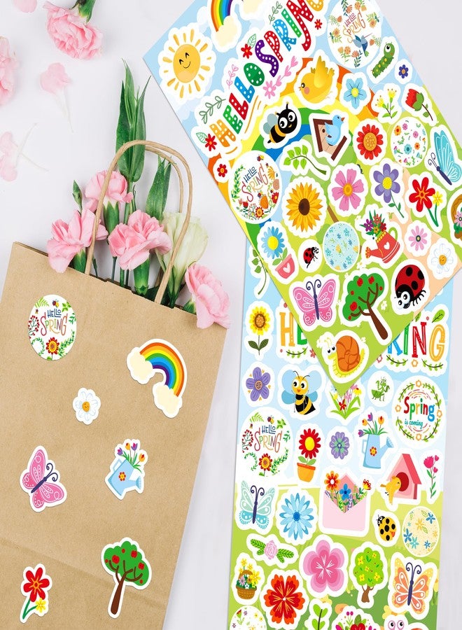 LINAYE 24 Sheets Spring Stickers for Kids, 840 PCS Spring Decorative Seasonal Holiday Stickers for Kids Classroom, Spring Crafts for Kids, Spring Party Favors Supplies - Image 3