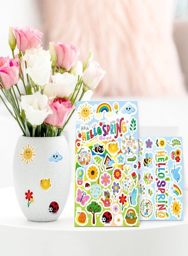LINAYE 24 Sheets Spring Stickers for Kids, 840 PCS Spring Decorative Seasonal Holiday Stickers for Kids Classroom, Spring Crafts for Kids, Spring Party Favors Supplies - Image 5