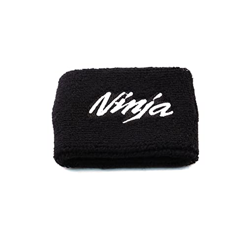 MOWOK Fit For Ninja 300 400 500 650 1000 1000sx ninja650 ninja 400 NINJA 250 ZX-6R ZX25R ZX7R ZX9R ZX10R ZX12R ZX14R zx4r Front Brake Fluid Oil Reservoir Cover Sock (Black) - Image 2