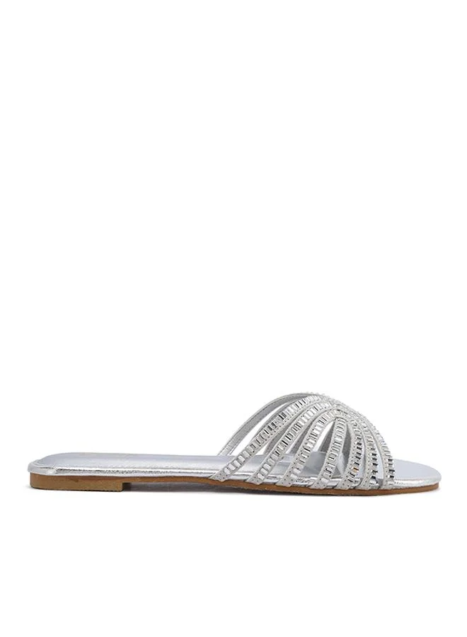 فايور Metallic Flat Sandal MY 401