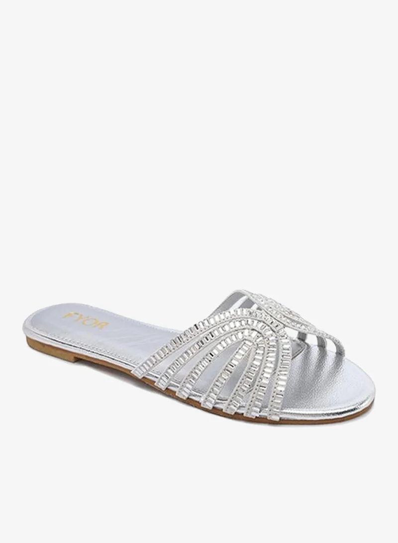 FYOR Metallic Flat Sandal MY 401