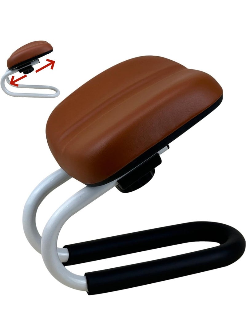 WALALLA Prayer Kneeling Bench,Adjustable Metal Stool, Meditation Cushion Seat With Non-Slip Leg Sleeve, Portable Chair for Home Yoga Studio, Comfortable Prayer Bench for Daily Use - Image 2