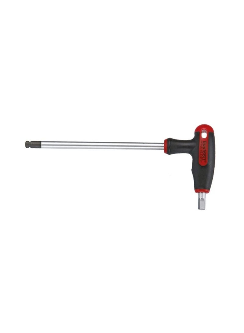 T Handle Ball Point Hex Key 8mm, Cr-V Steel, Ergonomic Bi-Material Grip, Metric Allen Key – 510508