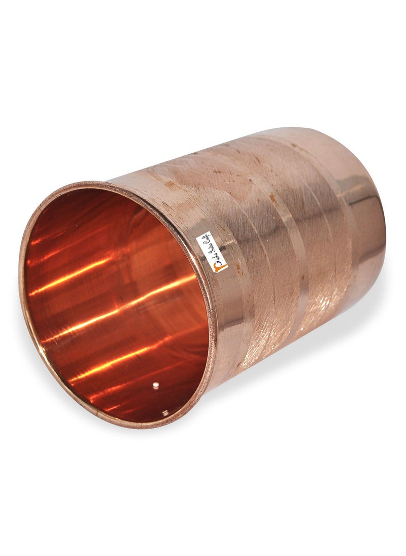 Prisha India Craft Prisha India Craft Luxury Design Copper Glass Tumbler 300 ML Set of 6  - Image 4