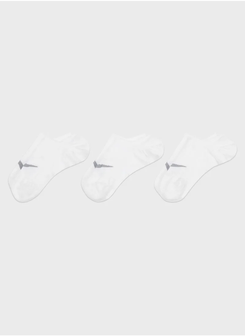 Nike 3 Pack Everyday Plus No Show Socks