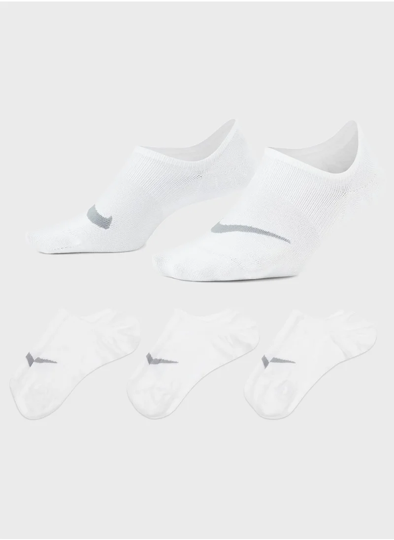 Nike 3 Pack Everyday Plus No Show Socks