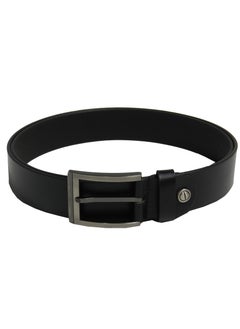 LAVERI LEATHER GENUINE LEATHER 35MM FORMAL AND CASUAL BLACK BELT FOR MENS  - Image 3