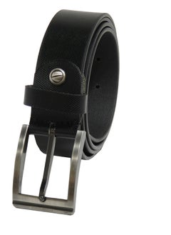 LAVERI LEATHER GENUINE LEATHER 35MM FORMAL AND CASUAL BLACK BELT FOR MENS  - Image 4