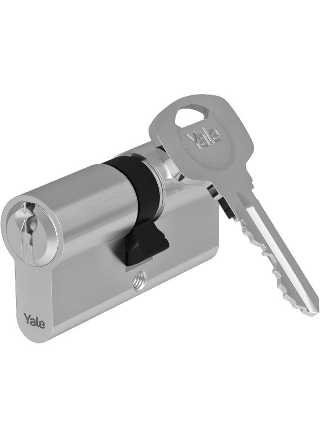Yale Yale 500 Series Euro Profile Cylinder - Double - 30/30 - Satin Nickel - Blister Quantity 1  - Image 1