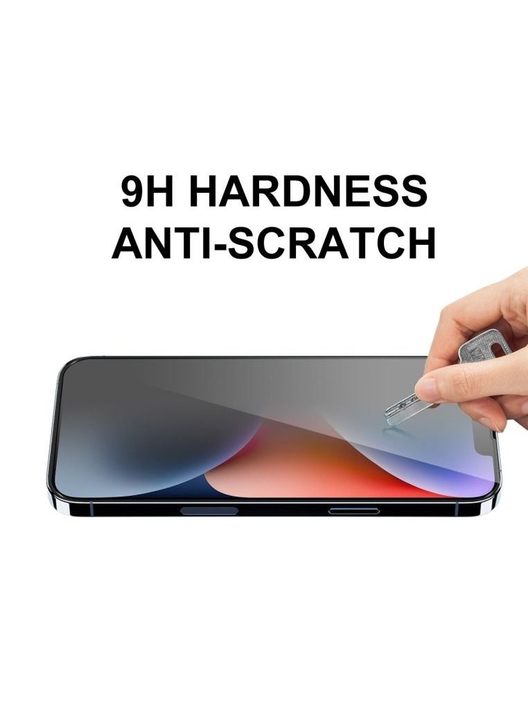 BORTONY Pack of 2 iPhone 14 Plus /13 Pro Max Privacy Screen Protector 9H Anti Spy Dark Film Guard Case Friendly Bubble Free Tempered Glass for Apple iPhone 14Plus/13 Pro Max 6.7 Inch 2022  - Image 3