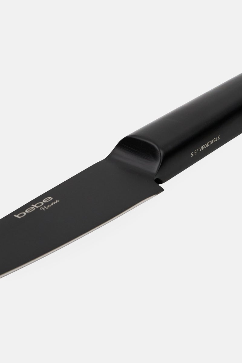 Bebe Home Stainless Steel 5,5 Inches Vegetable Cutting Knife, Black  - Image 3