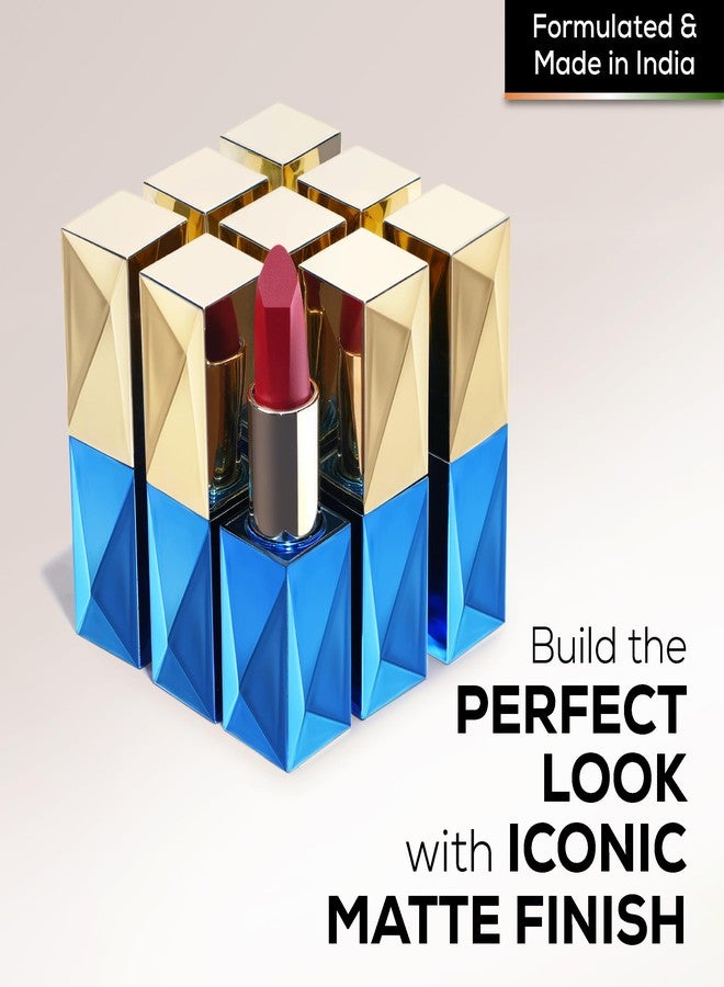 INSIGHT Professional Ultra Smooth Lipstick - Worthy | Weightless Formula | Intense Color Payoff | Non-Sticky, Moisturizing | Enriched with Rice Bran Butter & Vitamin E - 3.8g - Image 4