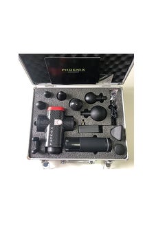 Phoenix Gen Massage Gun with 9 Heads and Metal Case – Professional Massage with a Modern Touch  - Image 3