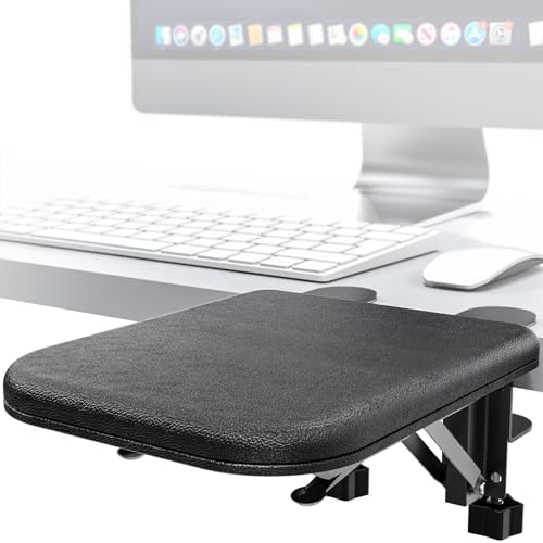 NODOCA Arm Rest for Desk, Ergonomics Wrist Rest, Desk Extender, Soft Sponge Built-in, Comfortable Arm Support for Desk, Foldable Elbow Rest for Desk, Home, Office(1pcs) - Image 1