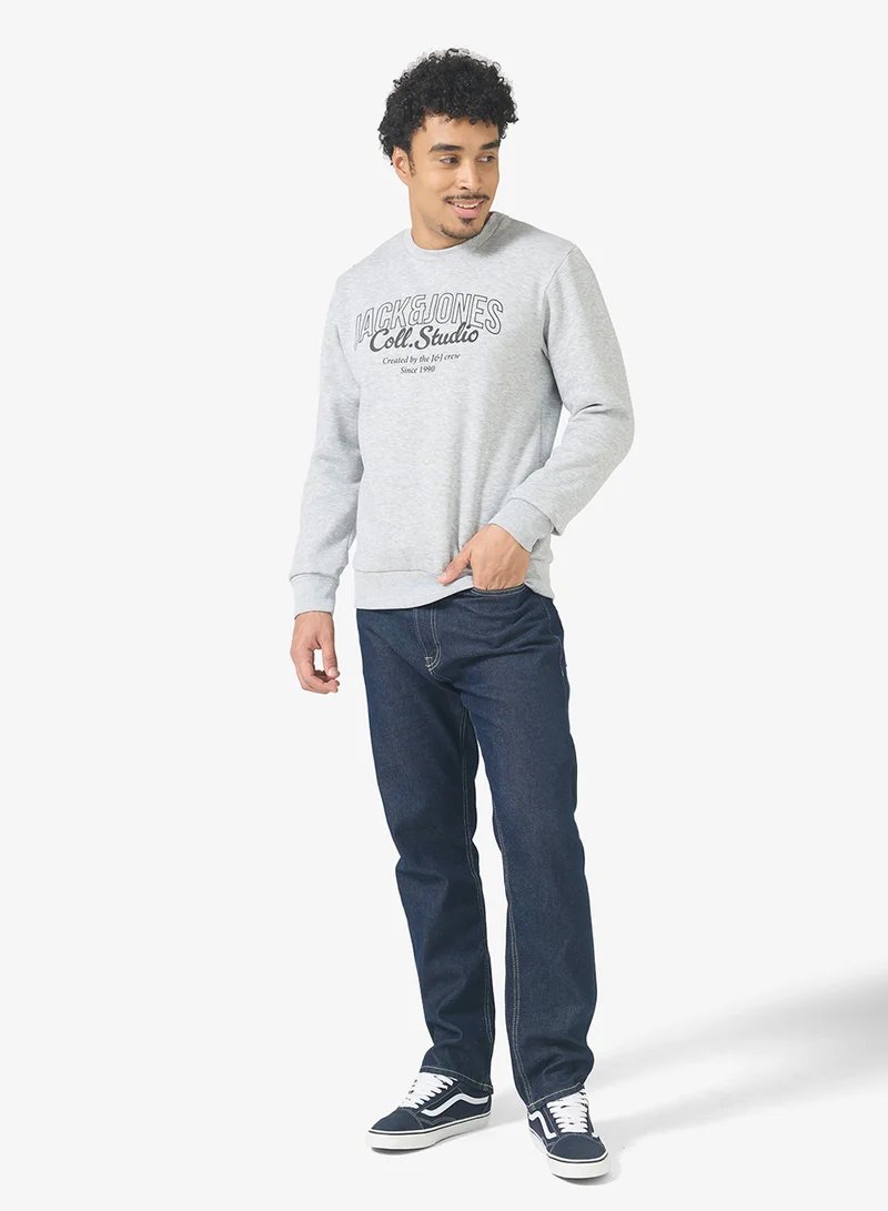 JACK & JONES  Logo Pullover Hoodie for Men | Best Price UAE
