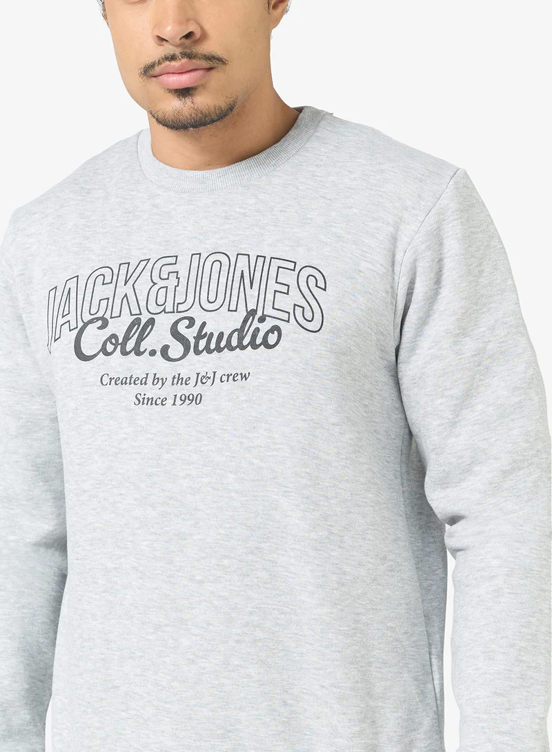 JACK & JONES  Logo Pullover Hoodie for Men | Best Price UAE