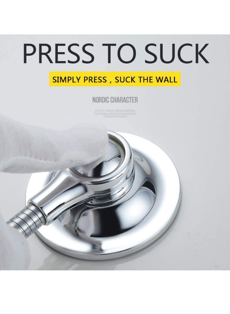 كيلا حامل رأس الدش، حامل دش محمول بقاعدة شفط بارتفاع قابل للتعديل، حامل شفط متعدد الاتجاهات قابل للإزالة مثبت على الحائط لإكسسوارات الحمام المنزلية - Image 3