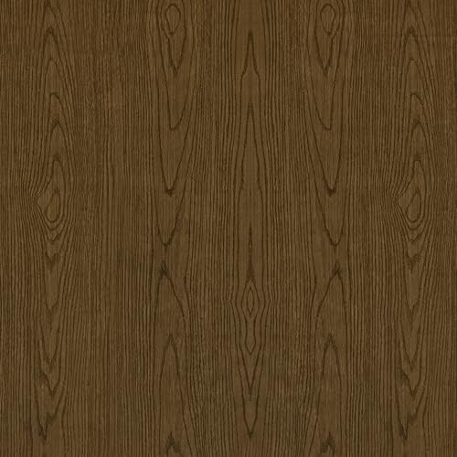 HOMEMATES Self-Adhesive Wallpaper Waterproof Old Furniture Vinyl Stickers Wooden Door Wardrobe Desktop PVC Wall Papers 45 X 304 CM- (Brown Wood) - Image 2