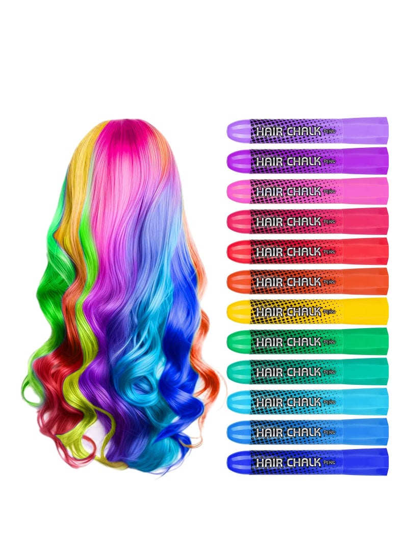 SYOSI Hair Chalk for Girls, Washable Temporary Hair Color for Kids, Great Teen Girl Gifts Idea, Birthday Gifts for 10 Year Old Girls, Girl Gifts Age 10-12 - Kids Hair Dye Temporary, Cosplay Hair DIY Party - Image 2