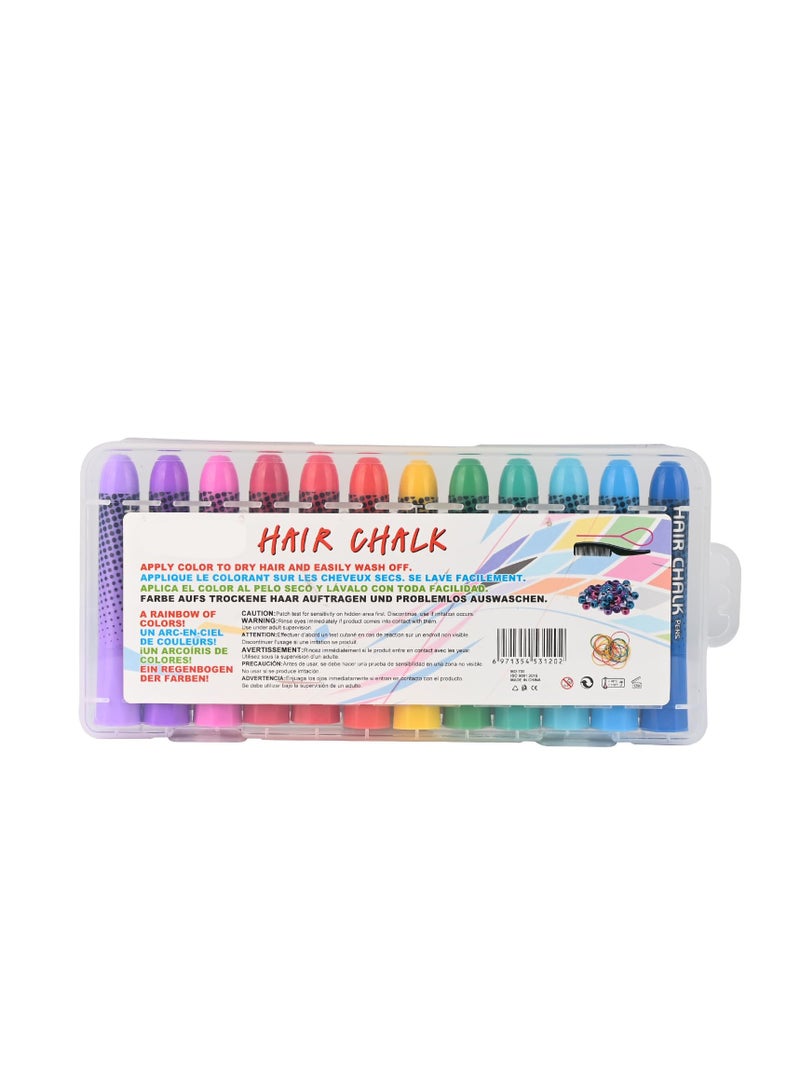 SYOSI Hair Chalk for Girls, Washable Temporary Hair Color for Kids, Great Teen Girl Gifts Idea, Birthday Gifts for 10 Year Old Girls, Girl Gifts Age 10-12 - Kids Hair Dye Temporary, Cosplay Hair DIY Party - Image 3