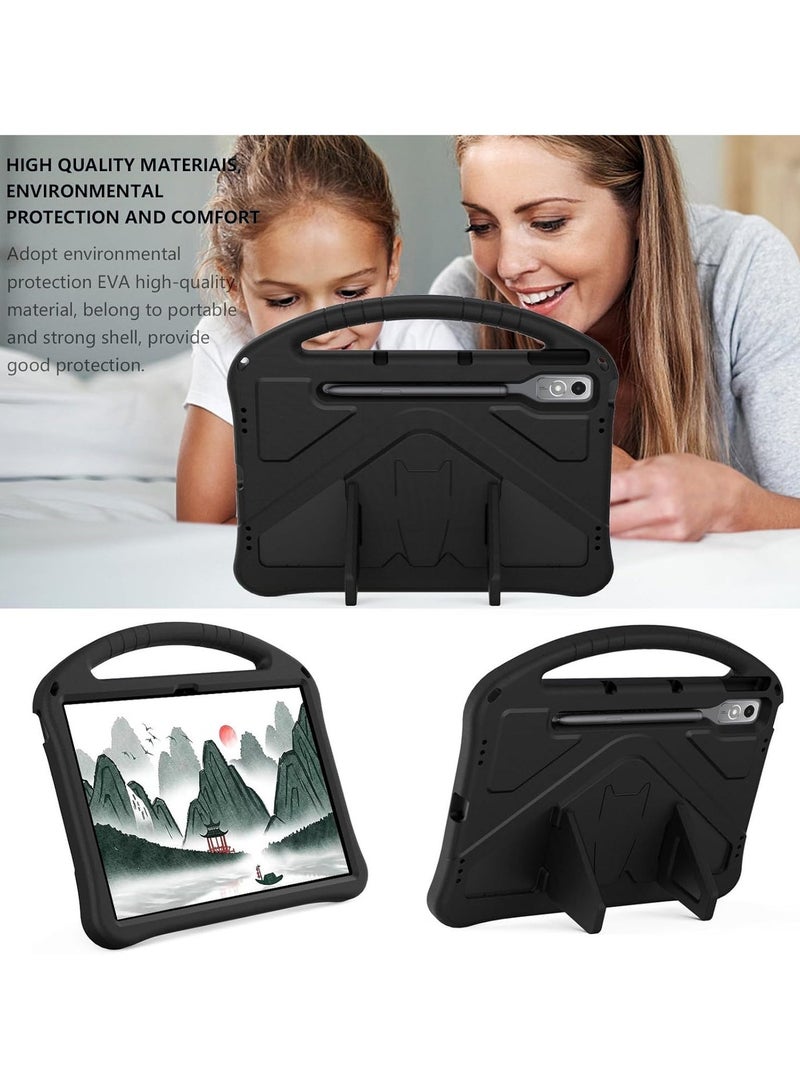 Compatible Lenovo Tab P12 12.7 inch 2025 Kids Lightweight Case with Grip Stand Shockproof Protective Cover for Tab P12 12.7 inch - Image 4