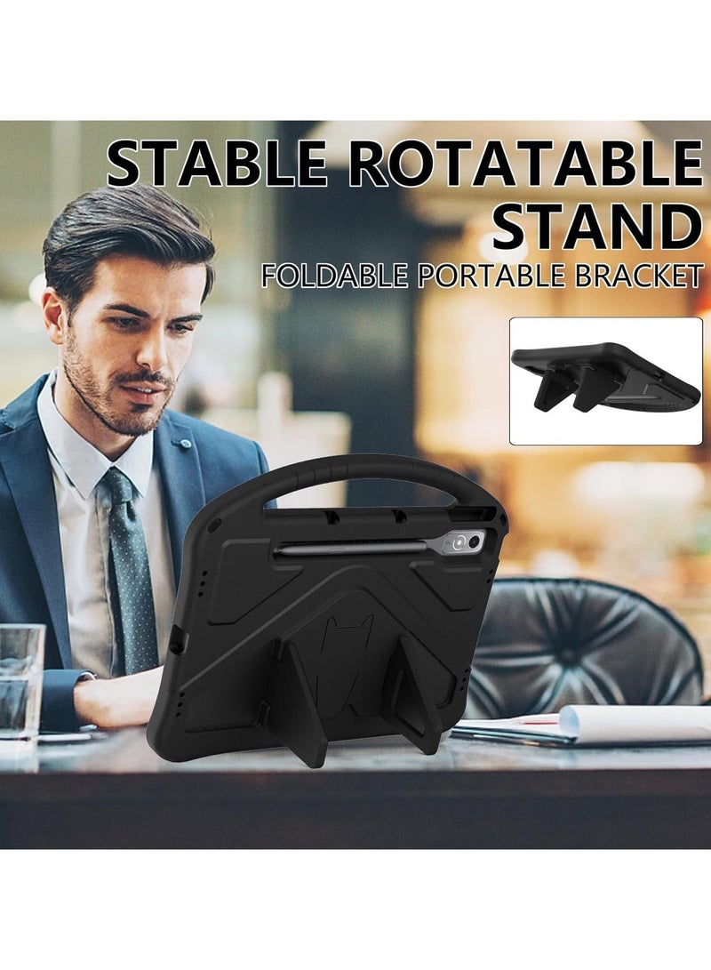 Compatible Lenovo Tab P12 12.7 inch 2025 Kids Lightweight Case with Grip Stand Shockproof Protective Cover for Tab P12 12.7 inch - Image 3