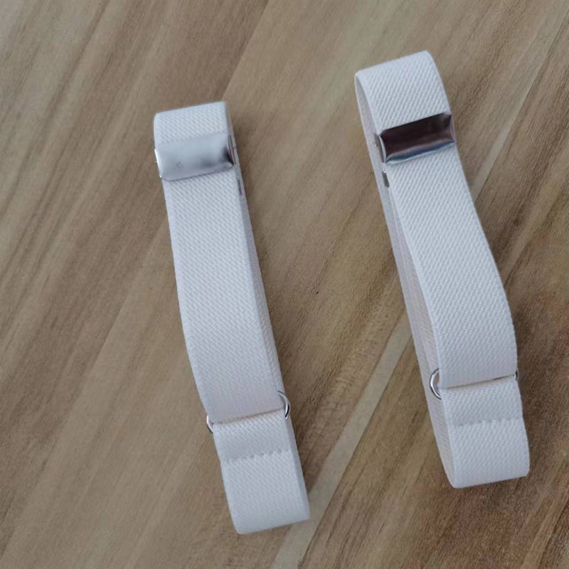 Elastic Armband Sleeve Garters Unisex Khaki 2cm  - Image 4