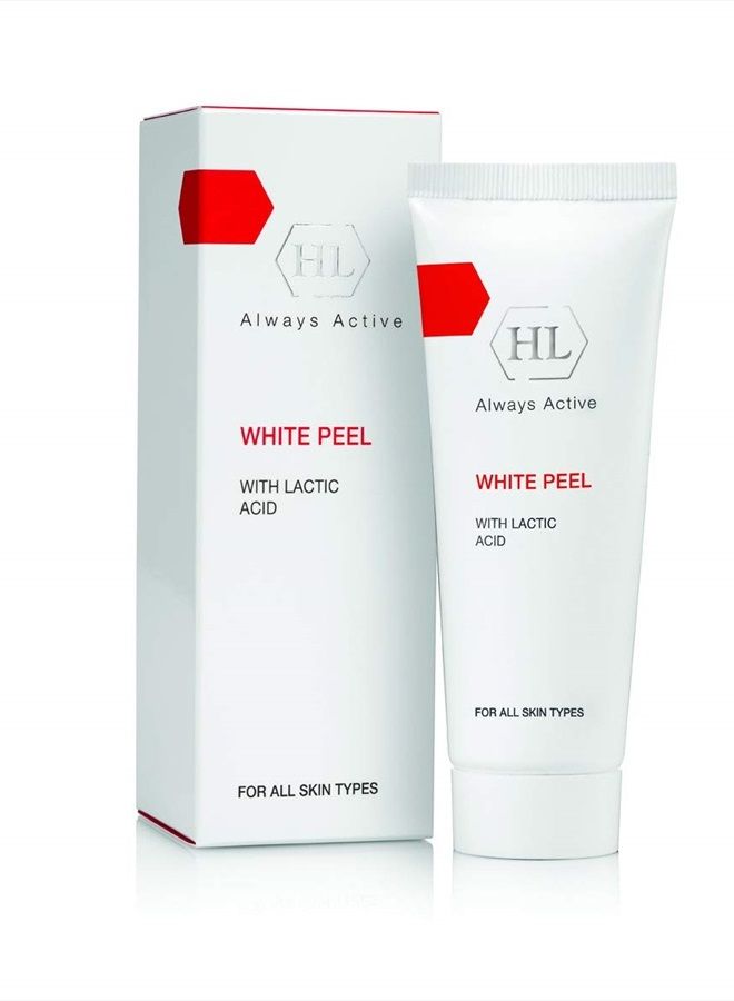 HL Always Active White Peel with Lactic Acid. Lactolan Gentle Peeling Removes Dead Skin Cells for Fresh, Youthful Look. Adds Moisture to Dried, Damaged Skin - Image 1