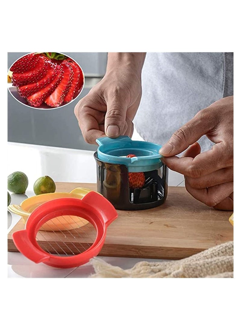 Y&D Egg Slicer, Cutter for Hard Boiled Eggs, 3 in 1 Stainless Steel Wire Slicer Strawberry or Soft Fruits and Vegetables,with Sturdy  - Image 5