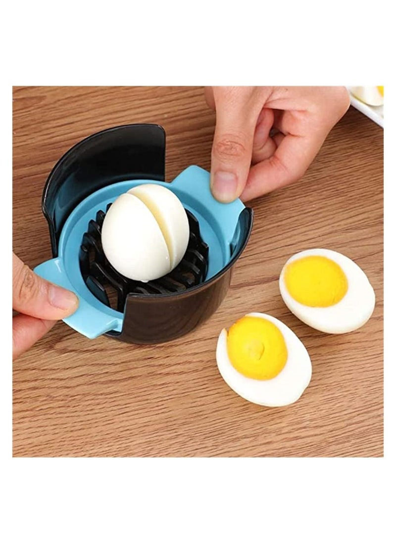 Y&D - Egg Slicer, Cutter for Hard Boiled Eggs, 3 in 1 Stainless Steel Wire Slicer Strawberry or Soft Fruits and Vegetables,with Sturdy - Image 1