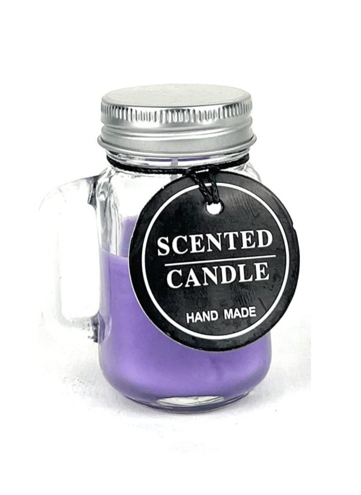 Generic Scented Candles in Glass Jar with Lid – 2 Pieces with Different Scents for Fragrance Enhancement  - Image 3