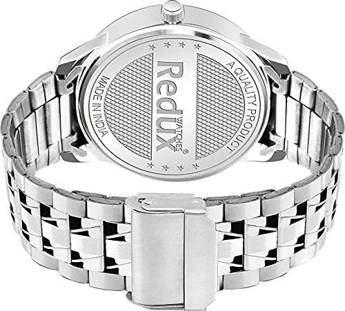 REDUX Stainless Steel Mw-407 Analogue Black Dial Watch For Men's & Boy's - Image 4