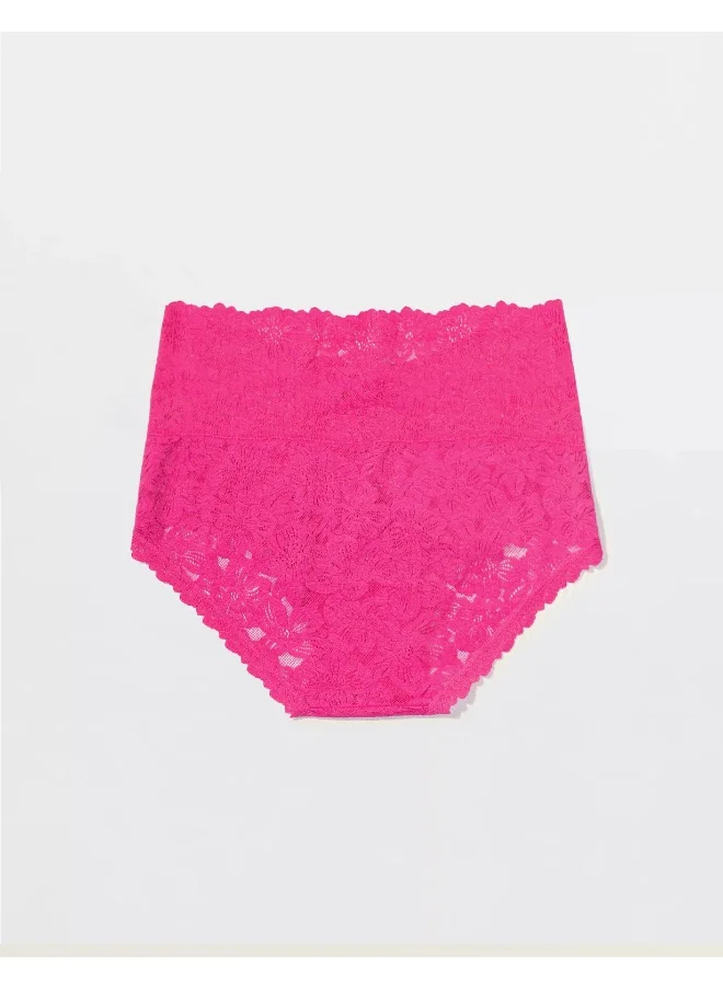 Aerie Show Off Rosey Lace Boybrief Underwear